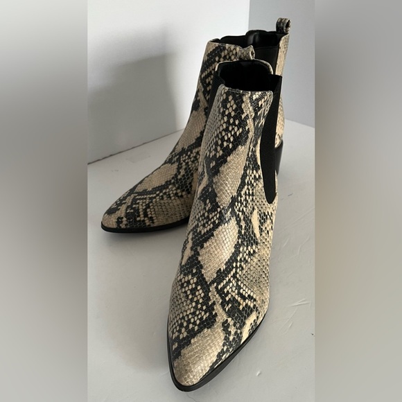 Design Lab Lord & Taylor Shoes - Design Lab Lord & Taylor Snake Print Ankle Boots